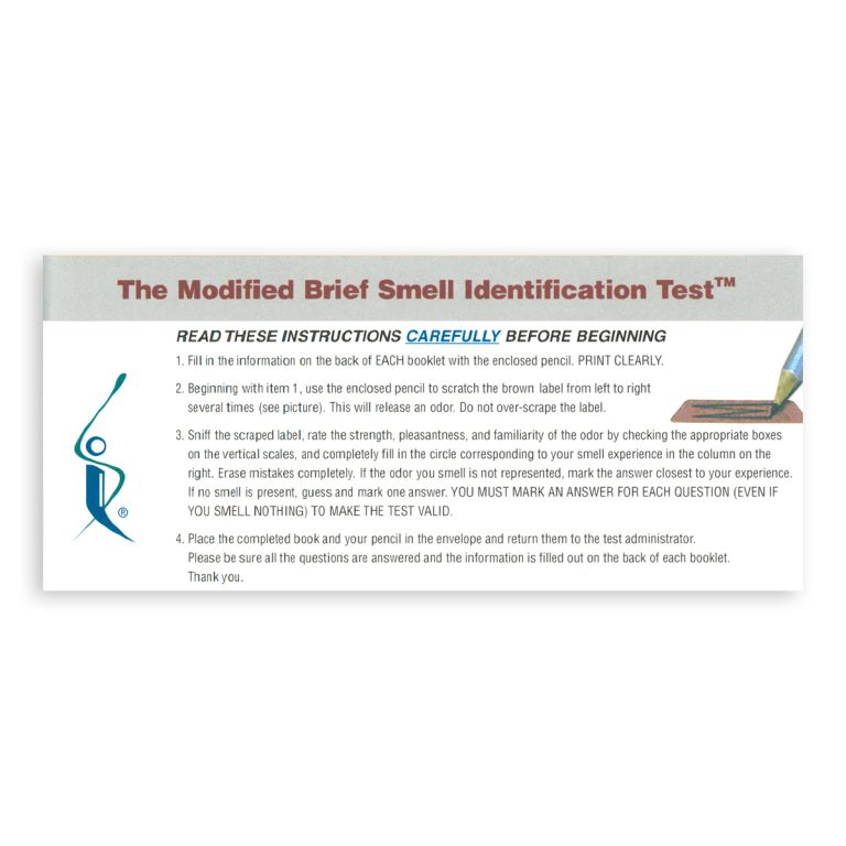 Modified Brief Smell Identification Test® (B-SIT®) - Sensonics