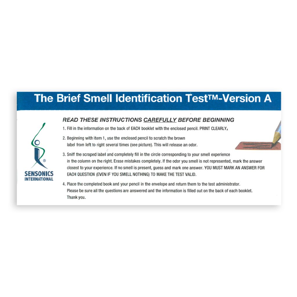 Brief Smell Identification Test<sup>®</sup> (B-SIT<sup>®</sup>)  Version: A