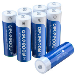 AA Rechargeable Batteries 1200 Cycles 8-Pack