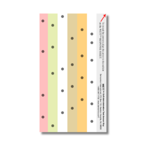 Self-Administered Waterless Empirical Taste Test Score Key | WETT27-KEY